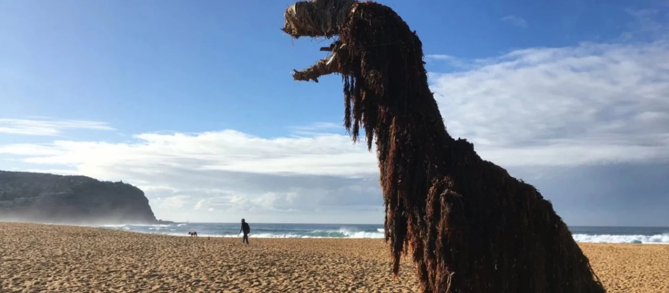 Αυστραλία: Απίθανος γλύπτης δημιουργεί υπέροχα αγάλματα με ξύλα που ξεβράζει ο Ωκεανός (βίντεο)